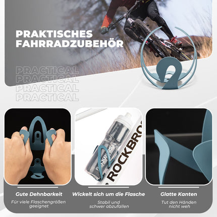ROCKBROS Flaschenhalter Fahrradzubehör Fahrrad Leicht Getränkehalter Befestig