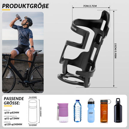 ROCKBROS Flaschenhalter Fahrradzubehör Fahrrad Leicht Getränkehalter Stabil (Fahrrad Flaschenhalter) kaufen bei Linkreich – Jetzt entdecken!