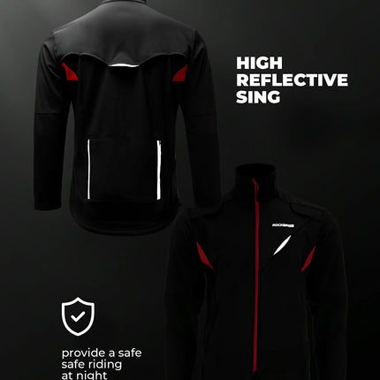 ROCKBROS Winter Jacke / Hose Herren Windschutz Radsportanzug