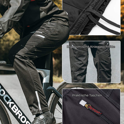 ROCKBROS Winter Radhose Herren Windschutz