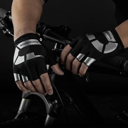 ROCKBROS Frühlings - und Herbst - Sport - Reithandschuhe Anti - Rutsch und reflektierend (Fahrradhandschuhe) kaufen bei Linkreich – Jetzt entdecken!