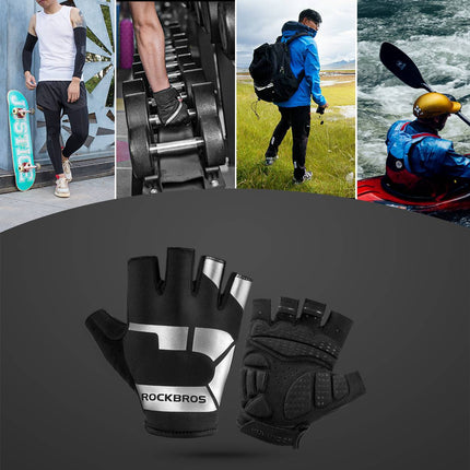ROCKBROS Frühlings - und Herbst - Sport - Reithandschuhe Anti - Rutsch und reflektierend (Fahrradhandschuhe) kaufen bei Linkreich – Jetzt entdecken!