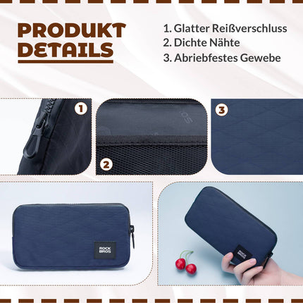 ROCKBROS Geldbörse Portemonnaie Geldbeutel Handytasche für Kreditkarte Schlüssel