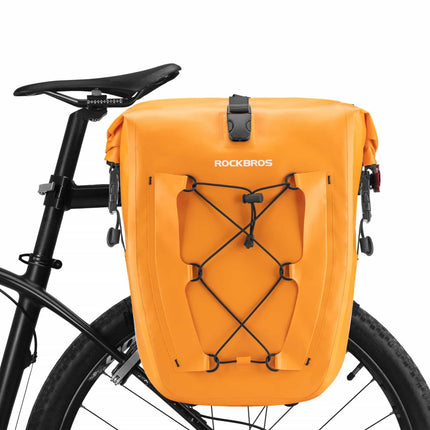 ROCKBROS Gepäckträgertasche 25L - 32L 100 % wasserdicht mit Tragegriff (Fahrradtaschen) kaufen bei Linkreich – Jetzt entdecken!
