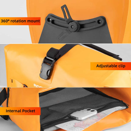 ROCKBROS Gepäckträgertasche 25L - 32L 100 % wasserdicht mit Tragegriff (Fahrradtaschen) kaufen bei Linkreich – Jetzt entdecken!