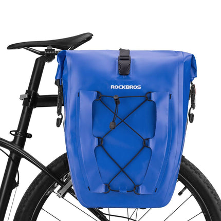 ROCKBROS Gepäckträgertasche 25L - 32L 100 % wasserdicht mit Tragegriff (Fahrradtaschen) kaufen bei Linkreich – Jetzt entdecken!