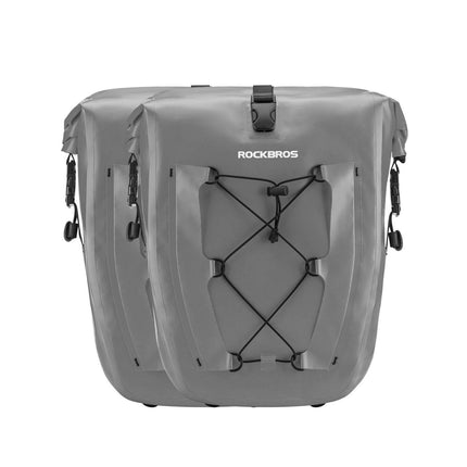 ROCKBROS Gepäckträgertasche 25L - 32L 100 % wasserdicht mit Tragegriff (Fahrradtaschen) kaufen bei Linkreich – Jetzt entdecken!