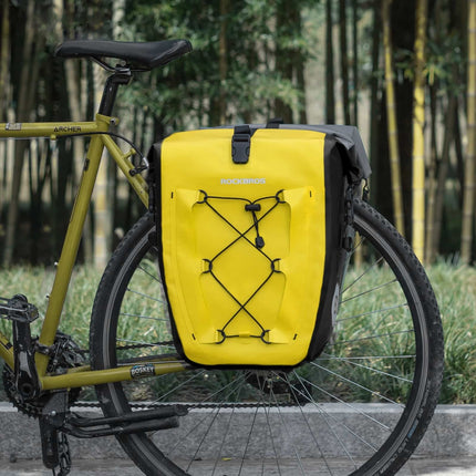 ROCKBROS Gepäckträgertasche 25L - 32L 100 % wasserdicht mit Tragegriff (Fahrradtaschen) kaufen bei Linkreich – Jetzt entdecken!