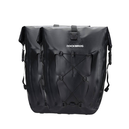 ROCKBROS Gepäckträgertasche 25L - 32L 100 % wasserdicht mit Tragegriff (Fahrradtaschen) kaufen bei Linkreich – Jetzt entdecken!