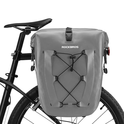 ROCKBROS Gepäckträgertasche 25L - 32L 100 % wasserdicht mit Tragegriff (Fahrradtaschen) kaufen bei Linkreich – Jetzt entdecken!