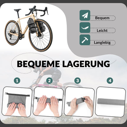 ROCKBROS Gepäckträgertasche Gepäckträger für Vordergabel 2,7 L, Wasserdicht (Fahrradtaschen) kaufen bei Linkreich – Jetzt entdecken!