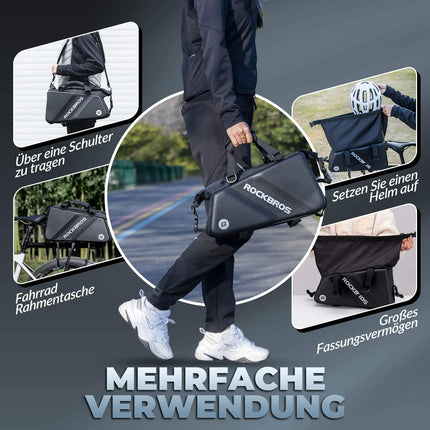 ROCKBROS Gepäckträgertasche Reflektierend Transporttasche 11,6 L mit Schultergurt (Fahrradtaschen) kaufen bei Linkreich – Jetzt entdecken!