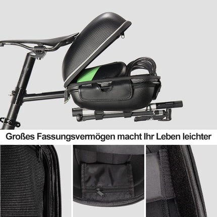 Gepäckträgertasche Wasserfest Schnellspanner Design mit Halterung