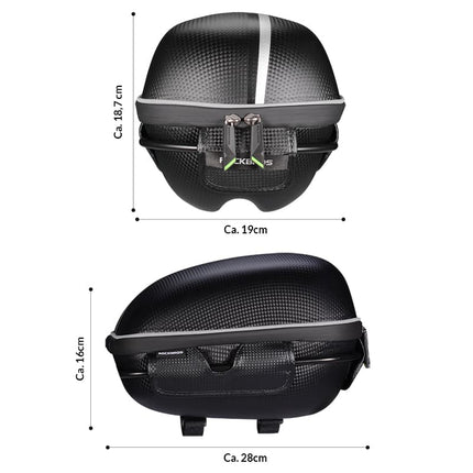 Gepäckträgertasche Wasserfest Schnellspanner Design mit Halterung