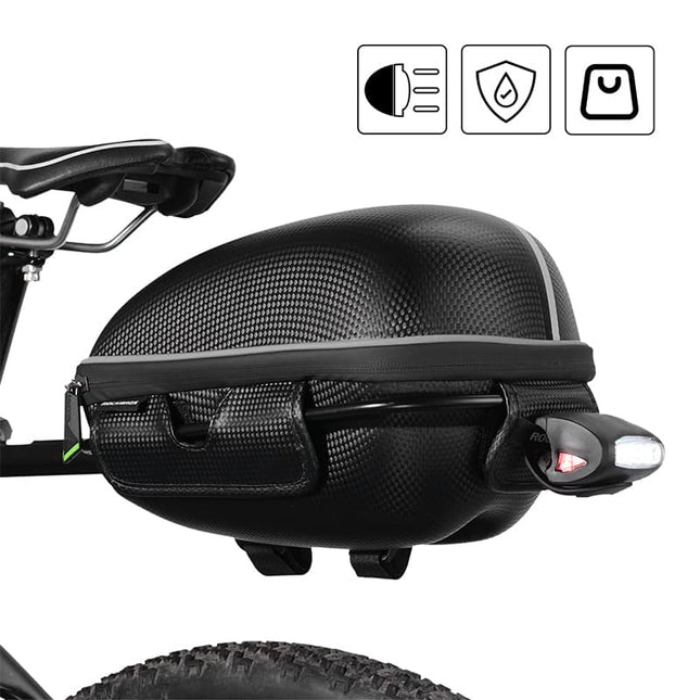 ROCKBROS Gepäckträgertasche Wasserfest Schnellspanner Design mit Halterung (Fahrradtaschen) kaufen bei Linkreich – Jetzt entdecken!