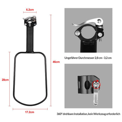 ROCKBROS Gepäckträgertasche Wasserfest Schnellspanner Design mit Halterung (Fahrradtaschen) kaufen bei Linkreich – Jetzt entdecken!