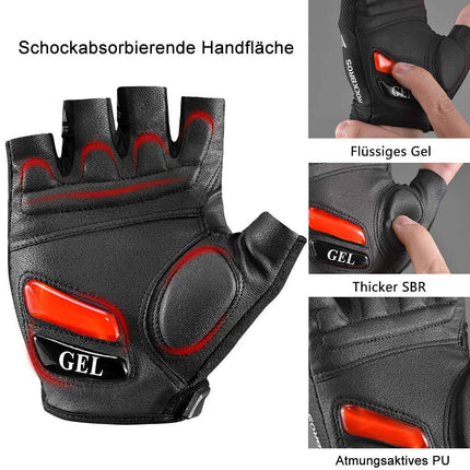 ROCKBROS Halbfinger MTB Handschuhe für Herren und Damen rutschfeste (Fahrradhandschuhe) kaufen bei Linkreich – Jetzt entdecken!
