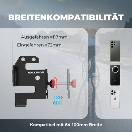 ROCKBROS Handyhalter Fahrrad für 4,7" - 7,09" (Fahrrad Handyhalterung) kaufen bei Linkreich – Jetzt entdecken!