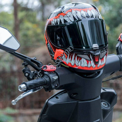 ROCKBROS Helmschloss Kabelschloss Leichtgewichts - Zahlenschloss (Fahrradschloss) kaufen bei Linkreich – Jetzt entdecken!