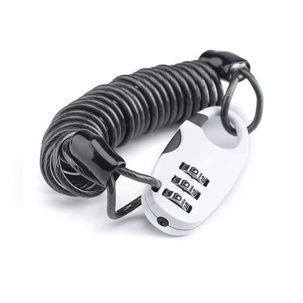 ROCKBROS Helmschloss Kabelschloss Leichtgewichts - Zahlenschloss (Fahrradschloss) kaufen bei Linkreich – Jetzt entdecken!