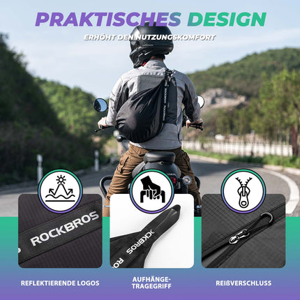 ROCKBROS Helmtasche Motorrad Helmbeutel Einstellbarer Schultergurt (Rucksack) kaufen bei Linkreich – Jetzt entdecken!