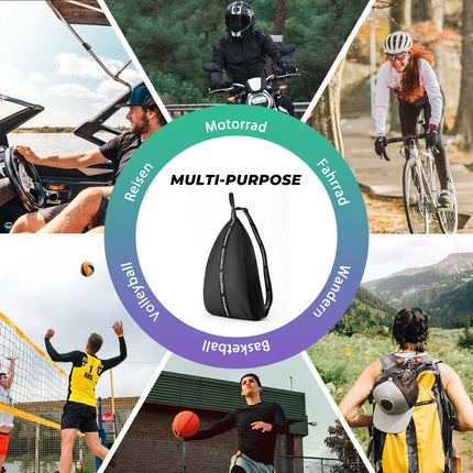 ROCKBROS Helmtasche Motorrad Helmbeutel Einstellbarer Schultergurt (Rucksack) kaufen bei Linkreich – Jetzt entdecken!