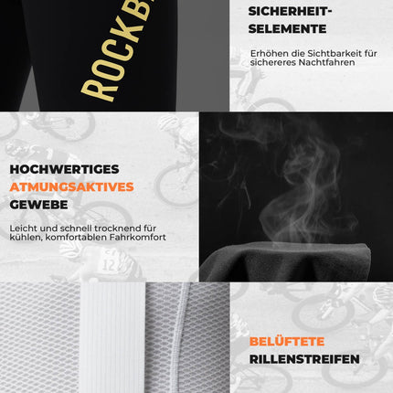 ROCKBROS Herren Fahrrad Trägerhose Lang Gepolstert (Fahrradhose) kaufen bei Linkreich – Jetzt entdecken!
