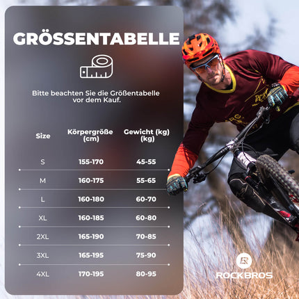 ROCKBROS Herren Fahrradhose Lang Gepolstert Elastisch Atmungsaktiv (Fahrradhose) kaufen bei Linkreich – Jetzt entdecken!