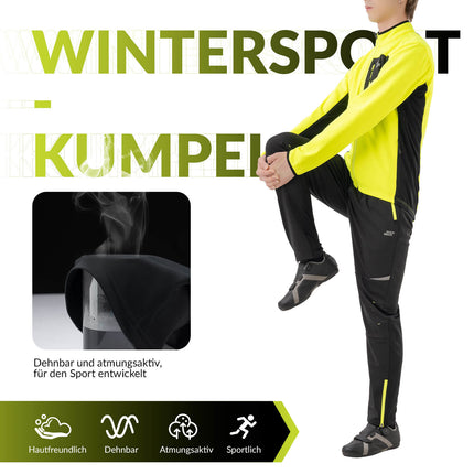ROCKBROS Herren Fahrradhose Winddicht und Warm für Winter Outdoor - Sport (Fahrradhose) kaufen bei Linkreich – Jetzt entdecken!