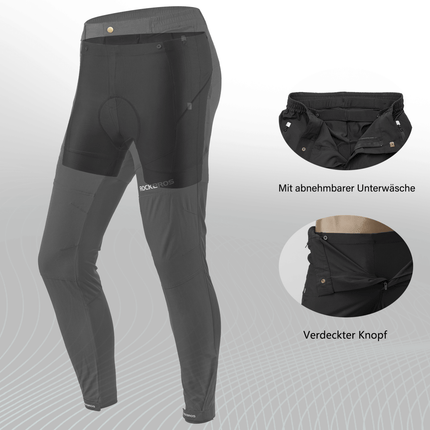 ROCKBROS Herren Radhose mit abnehmbarer gepolsterter (Fahrradhose) kaufen bei Linkreich – Jetzt entdecken!