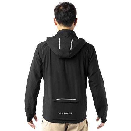 ROCKBROS Herren Softshelljacke atmungsaktiv Fahrradjacke Sommer/Herbst