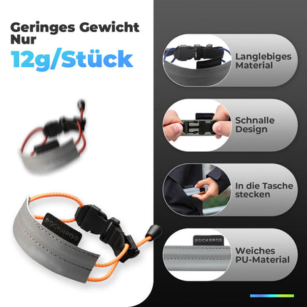 ROCKBROS Hosenband reflektierend für Radfahren Reflektorband (Hosenband & Gelenkbandage) kaufen bei Linkreich – Jetzt entdecken!