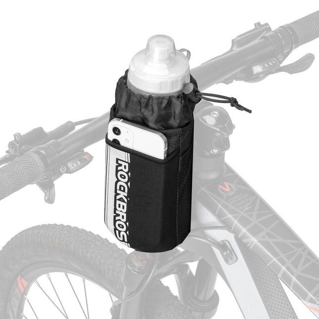 ROCKBROS Isolierte Fahrrad Lenkertasche mit Wasserflaschenhalter und Handytasche (Fahrrad Flaschenhalter) kaufen bei Linkreich – Jetzt entdecken!