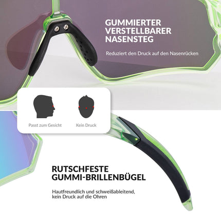 ROCKBROS Kinder Fahrradbrille UV400 - Schutz Polarisierte Sonnenbrille (Fahrradbrille) kaufen bei Linkreich – Jetzt entdecken!