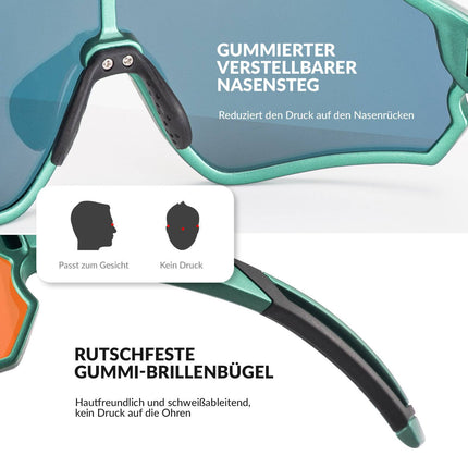 ROCKBROS Kinder Fahrradbrille UV400 - Schutz Polarisierte Sonnenbrille (Fahrradbrille) kaufen bei Linkreich – Jetzt entdecken!