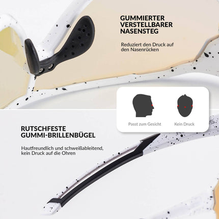 ROCKBROS Kinder Fahrradbrille UV400 - Schutz Selbsttönend Sonnenbrille (Fahrradbrille) kaufen bei Linkreich – Jetzt entdecken!