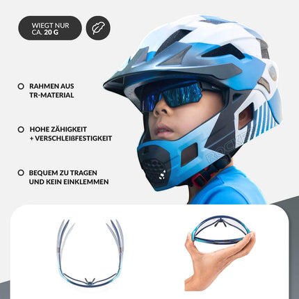 ROCKBROS Kinder Fahrradbrille UV400 - Schutz Selbsttönend Sonnenbrille (Fahrradbrille) kaufen bei Linkreich – Jetzt entdecken!