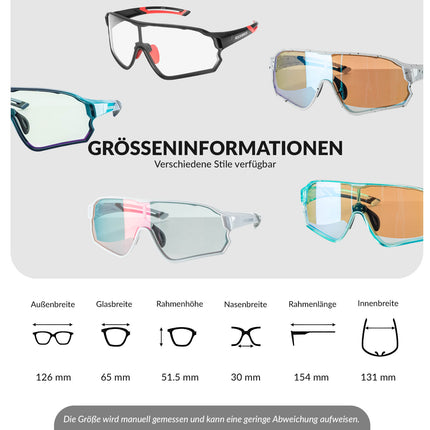 ROCKBROS Kinder Fahrradbrille UV400 - Schutz Selbsttönend Sonnenbrille (Fahrradbrille) kaufen bei Linkreich – Jetzt entdecken!