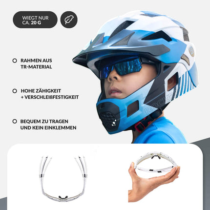ROCKBROS Kinder Fahrradbrille UV400 - Schutz Selbsttönend Sonnenbrille (Fahrradbrille) kaufen bei Linkreich – Jetzt entdecken!