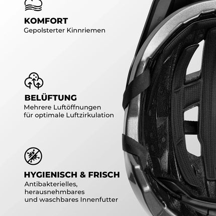 ROCKBROS Kinder Fahrradhelm mit Abnehmenbarem Visie für MTB, BMX Downhill