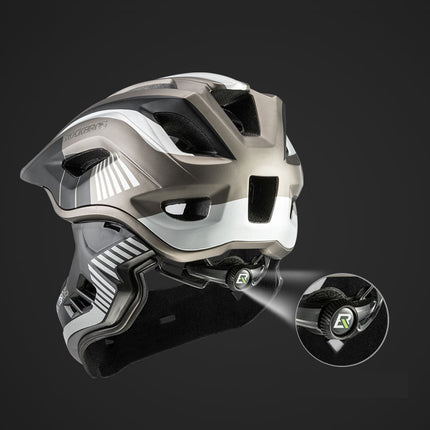 ROCKBROS Kinder helm Integriert Fahrradhelm mit Abnehmbarem Kinnschutz (Helme für Kinder) kaufen bei Linkreich – Jetzt entdecken!