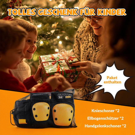 ROCKBROS Kinder Knieschoner 6 - in - 1 Komfort Schoner Set Protektoren Fahrrad Sport (Schoner) kaufen bei Linkreich – Jetzt entdecken!