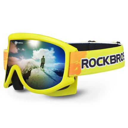 ROCKBROS Kinder Skibrille 100 % UV - Schutz winddicht Ski Schutzbrille (Skibrille) kaufen bei Linkreich – Jetzt entdecken!