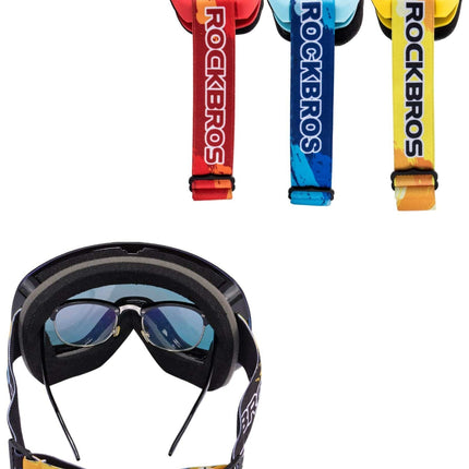 ROCKBROS Kinder Skibrille 100 % UV - Schutz winddicht Ski Schutzbrille (Skibrille) kaufen bei Linkreich – Jetzt entdecken!
