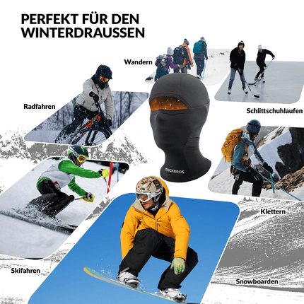 ROCKBROS Kinder Winter Sturmhaube Balaclava Gesichtsmaske für Mädchen/Jungen (Sturmhaube & Gesichtsmaske) kaufen bei Linkreich – Jetzt entdecken!