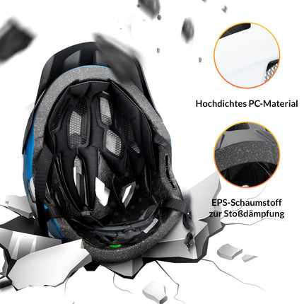ROCKBROS Kinderhelm BMX MTB Downhill Helm mit Abnehmbarem Kinnschutz und Krempe (Helme für Kinder) kaufen bei Linkreich – Jetzt entdecken!