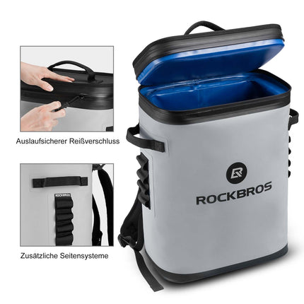 ROCKBROS Kühltasche wasserdicht Rucksack 20L Isolierte Lunchtasche (Fahrradtaschen) kaufen bei Linkreich – Jetzt entdecken!