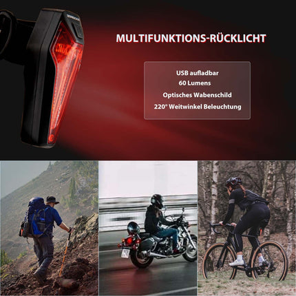 ROCKBROS LED hinten Fahrradlicht Aufladbarer IPX5 Wasserdicht (Fahrradlicht) kaufen bei Linkreich – Jetzt entdecken!