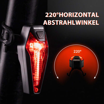 ROCKBROS LED hinten Fahrradlicht Aufladbarer IPX5 Wasserdicht (Fahrradlicht) kaufen bei Linkreich – Jetzt entdecken!
