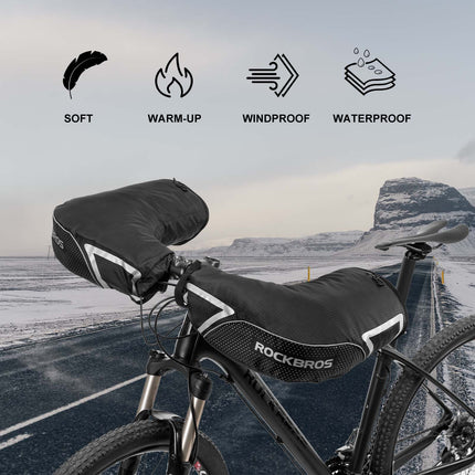 ROCKBROS Lenkerstulpen Lenker Gefüttert Abdichtung Handschuhe Schwarz (Lenkerstulpe) kaufen bei Linkreich – Jetzt entdecken!